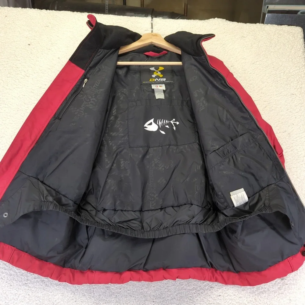 Descente DNA‎ Ski Snowboard Jacket Red Blue Kids Size 16 Junior Winter Outdoor